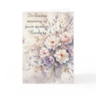 Watercolor Floral Personalised Mother Sympathy 