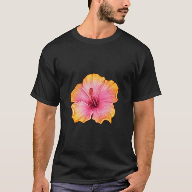 Watercolor Floral Petals T-Shirt (Front)