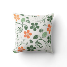 Watercolor Floral Pillow