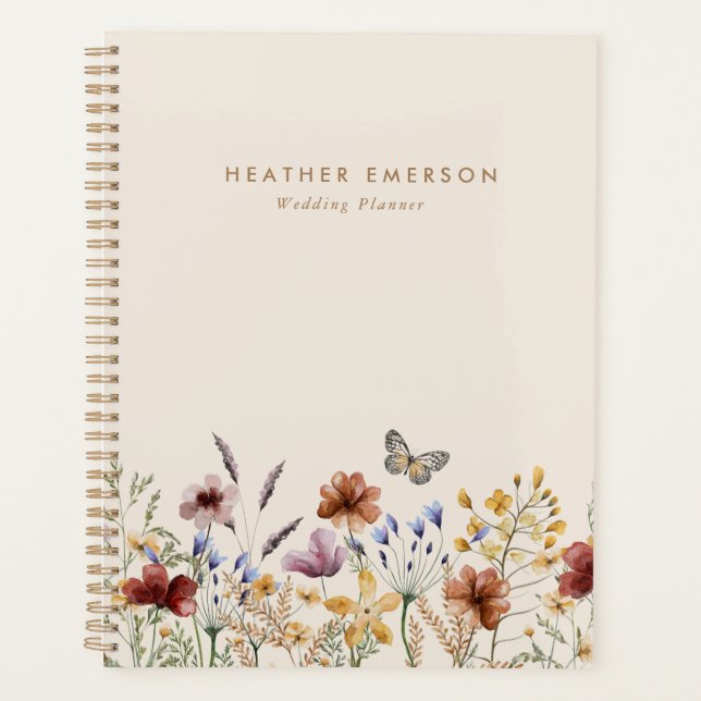Watercolor Floral Planner (Front)