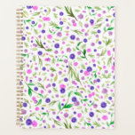 Watercolor Floral Planner – Christmas Gift for Mom<br><div class="desc">Delight the mom or teacher on your list with this Watercolor Floral Planner—an exquisite Christmas gift for nature lovers. Featuring a watercolor flower cover in soft pastel hues, it offers undated monthly and weekly templates, space for goal-setting, and holiday gift checklists. Its botanical design inspires creativity and organization, making it...</div>
