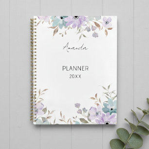 Watercolor Floral Planner Flowers