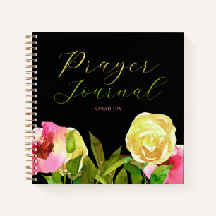Watercolor Floral Prayer Journal