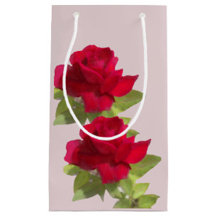 Watercolor floral roses Gift Bag