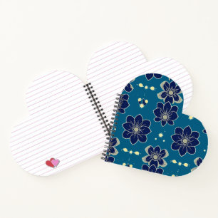 Watercolor Floral Symphony – Seamless Botanical Notebook