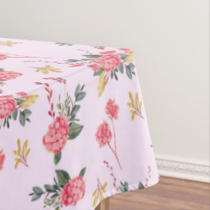 WATERCOLOR FLORAL TABLECLOTH