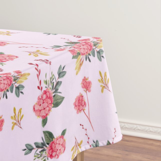 WATERCOLOR FLORAL TABLECLOTH (In Situ)