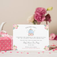 Watercolor Floral Tea Party | Baby Shower