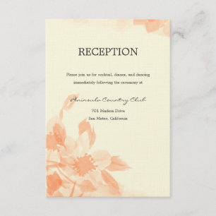 Watercolor Floral Wedding Invitation