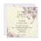 Watercolor Floral Wedding Invitation