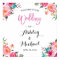 Watercolor Floral Welcome Wedding Reception Sign