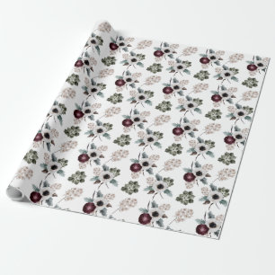 Watercolor Floral Wrapping Paper