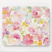 Watercolor Florals Mouse Pad (Front)