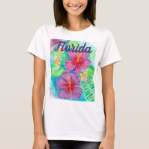 Watercolor Florida Hibiscus