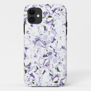 Watercolor flower bouquet of hydrangeas. iPhone 11 case