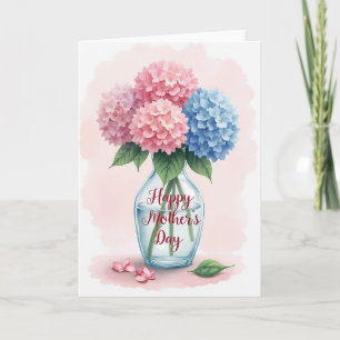 Watercolor Flower Bunch Card