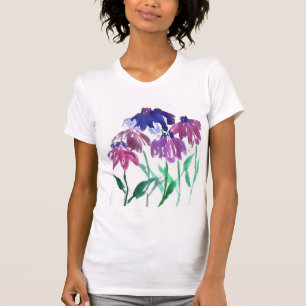 watercolor flower burgundy bouquet T-Shirt