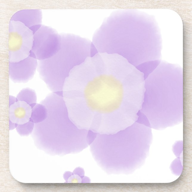 Watercolor Flower Coaster (Front)