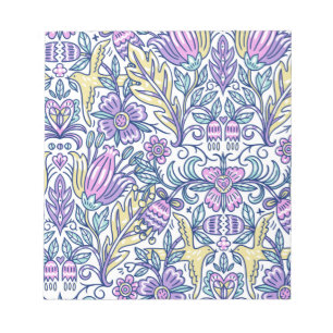 Watercolor Flower Colourful Nature Elegant Notepad