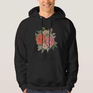 Watercolor Flower Garden Hoodie