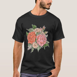 Watercolor Flower Garden T-Shirt