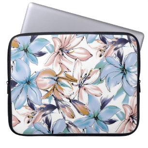 Watercolor Flower: Lovingly Painted Design Laptop Sleeve