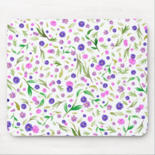 Watercolor Flower Mouse Pad – Bright Gift for Her