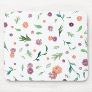 Watercolor Flower Mouse Pad – Sweet Gift for Her