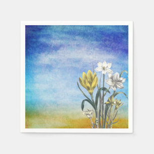 Watercolor Flower Napkins