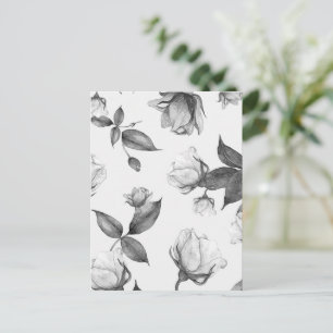 Watercolor Flowers 12 Postcard