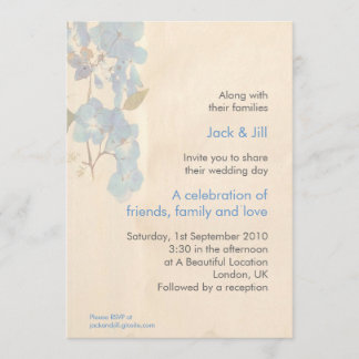 Watercolor Flowers 5x7 Invitation