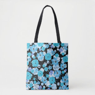 Watercolor Flowers: A Delicate Tapestry Tote Bag