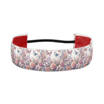 Watercolor Flowers and sea and seashells on beach 