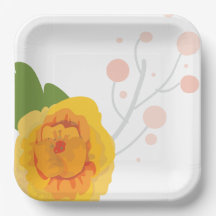 Watercolor Flowers Birthday Party