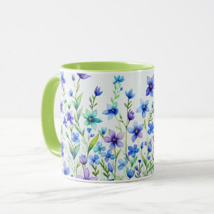Watercolor Flowers Coffee Mug