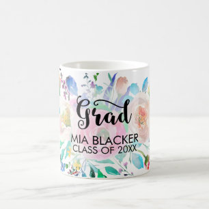 Watercolor Flowers Coffee Mug