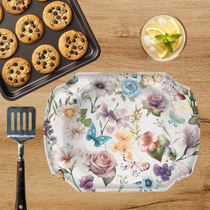 Watercolor Flowers Decoupage Tisssue Paper