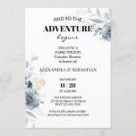 Watercolor Flowers Honeymoon Shower Invitation<br><div class="desc">watercolor flowers design. Add your own event information and for further customisation,  click the link "click to customise further". ~ Check collection for matching games,  invitation,  signs,  and more ~</div>