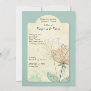 Watercolor Flowers Invitation