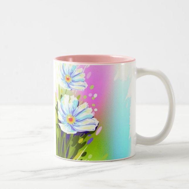 Watercolor Flowers Mug (Right)