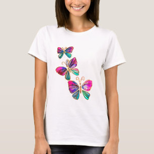 Watercolor Flying Butterflies T-Shirt