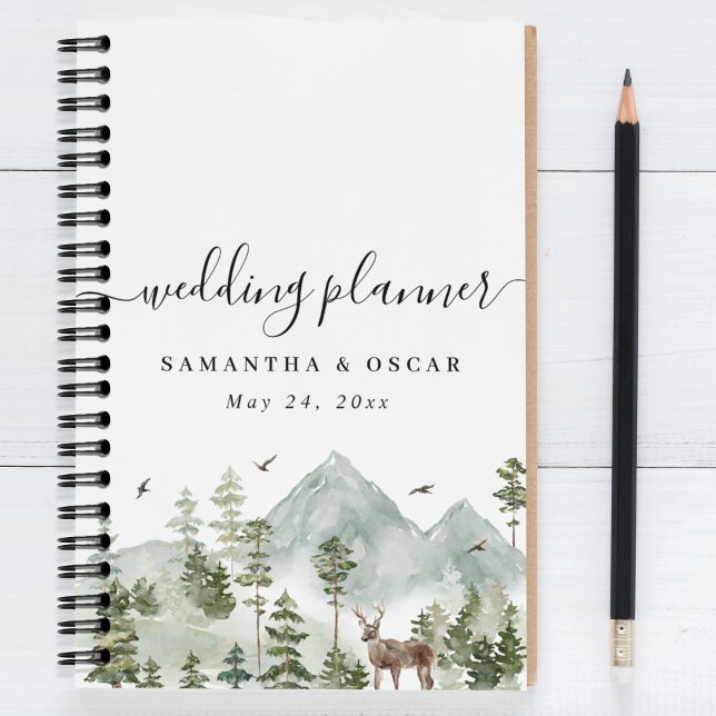 Watercolor Forest | Trees And Deer  Planner (Creator Uploaded)