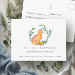 Watercolor Fox New Home Moving Announcement Postcard<br><div class="desc">Announce your move in style with this cute, modern farmhouse-style relocation invitation! Designed by Victoria, this watercolor moving announcement features my original watercolor fox framed by a botanical laurel wreath—a rustic yet charming touch to let friends and family know "we have moved" and share your new address. Perfect for sending...</div>