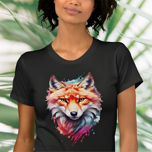 Watercolor Fox T-Shirt (Creator Uploaded)