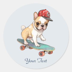 Watercolor French Bulldog Sticker