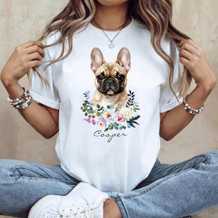 Watercolor French Bulldog T-Shirt