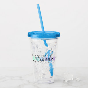 Watercolor Funfetti Acrylic Tumbler