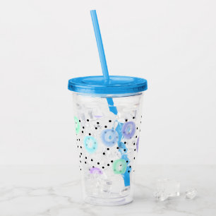 Watercolor Funfetti Acrylic Tumbler