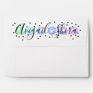 Watercolor Funfetti Envelope