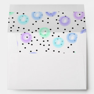 Watercolor Funfetti Envelopes